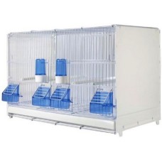 2GR Ζευγαρώστρα κλουβί λευκό πλέγμα 58x30x33cm 2GR Ζευγαρώστρα κλουβί λευκό πλέγμα 58x30x33cm