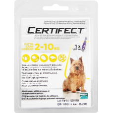 MERIAL CERTIFECT DOG  2-10kg S 1 PIPETA