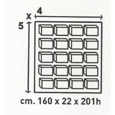 STRUTTURA SIST. CARTA GABBIA ESPOSIZIONE 4X5