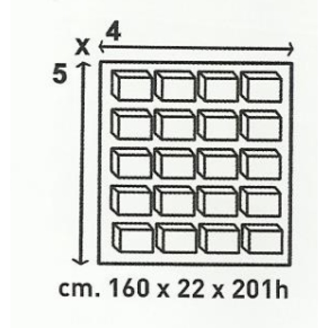 STRUTTURA SIST. CARTA GABBIA ESPOSIZIONE 4X5