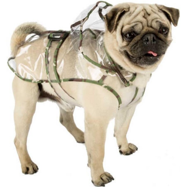 Ferplast raincoat tg αδιάβροχο/ αντιανεμικό με κουκούλα για να μη βρέχεται ο σκύλος σας
