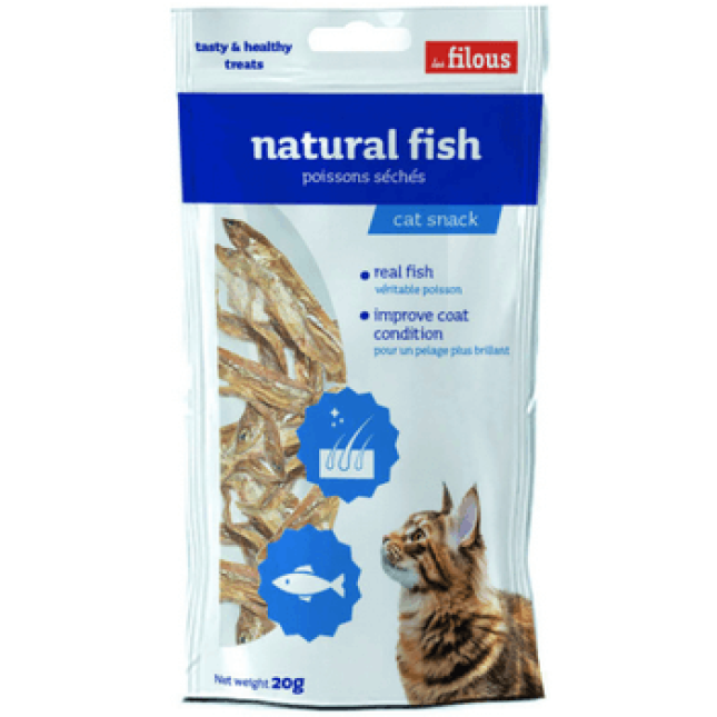 Les filous natural ψαράκια για γάτες 20gr Les filous natural ψαράκια για γάτες 20gr