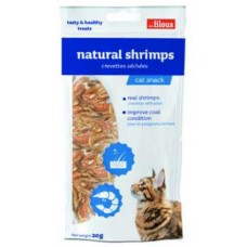 Les filous natural γαρίδες για γάτες από 100% αποξηραμένες γαρίδες