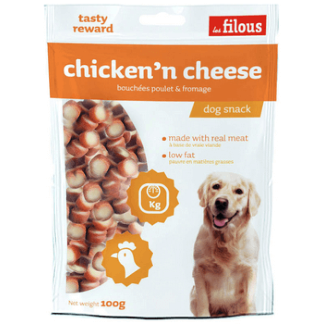 Les filous κοτόπουλο & τυρί 100gr Les filous κοτόπουλο & τυρί 100gr