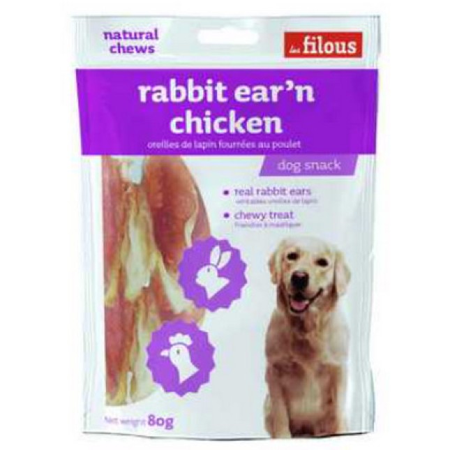 Les filous αυτιά κουκελιού & κοτόπουλου προσφέρουν όλες τις πρωτεΐνες που χρειάζεται ο σκύλο σας