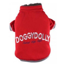 Doggy Dolly φούτερ winder κόκκινο μαλακό και άνετο για να προσφέρει ελευθερία κινήσεων