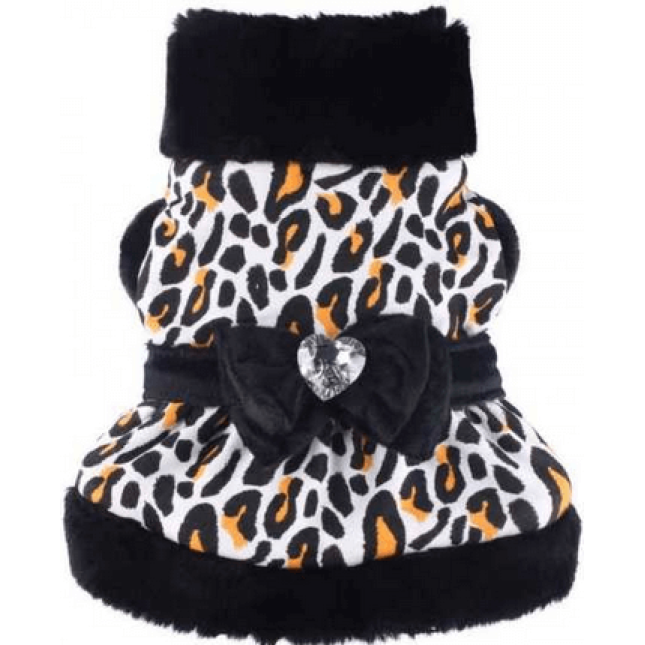 Doggy Dolly φόρεμα λευκό λεοπάρ W054 medium Doggy Dolly φόρεμα λευκό λεοπάρ W054 medium