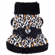Doggy Dolly φόρεμα λευκό λεοπάρ W054 large Doggy Dolly φόρεμα λευκό λεοπάρ W054 large