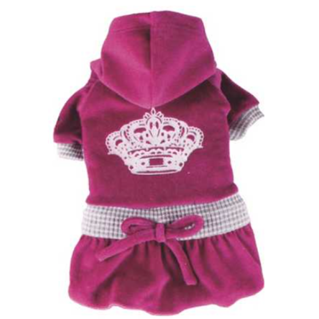 Doggy Dolly φόρεμα ροζ με στέμμα D182 medium Doggy Dolly φόρεμα ροζ με στέμμα D182 medium