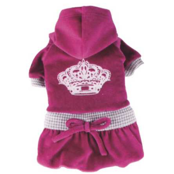 Doggy Dolly φόρεμα ροζ με στέμμα D182 small Doggy Dolly φόρεμα ροζ με στέμμα D182 small