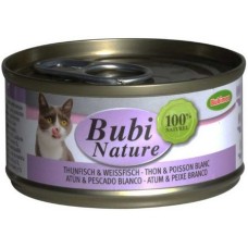 Bubimex Bubi Nature κονσέρβα γάτας με τόνο & λευκό ψάρι χωρίς βαφές και συντηρητικά 70gr