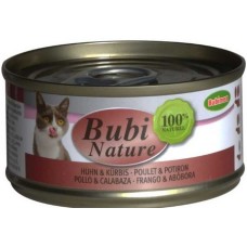 Bubimex Bubi Nature κονσέρβα κοτόπουλο & κολοκύθα χωρίς βαφές και συντηρητικά 70gr