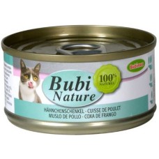 Bubimex Bubi Nature κονσέρβα με κοτόπουλο μπούτι χωρίς βαφές και συντηρητικά 70gr