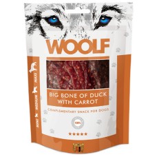 Woolf Φιλέτο πάπιας με καρότο σε σχήμα κόκκαλου 100gr Woolf Φιλέτο πάπιας με καρότο σε σχήμα κόκκαλου 100gr