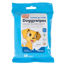 PETKIN DOGGY WIPES 15ΤΕΜ