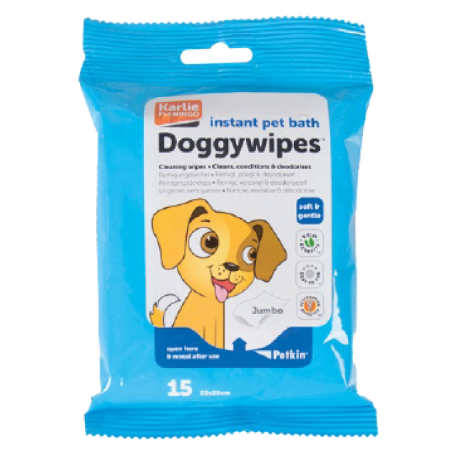 PETKIN DOGGY WIPES 15ΤΕΜ PETKIN DOGGY WIPES 15ΤΕΜ