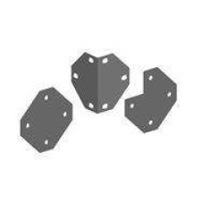 KIT FLAT AND CORN.BENDED PLATE KIT FLAT AND CORN.BENDED PLATE