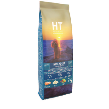 Healthy & Tasty adult mini, salmon 2kg Healthy & Tasty adult mini, salmon 2kg