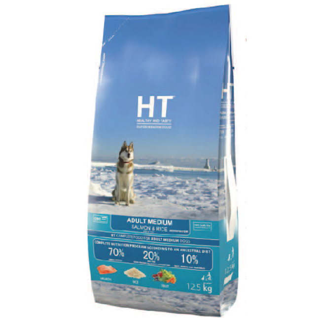 Healthy & Tasty adult medium, salmone 3kg Healthy & Tasty adult medium, salmone 3kg