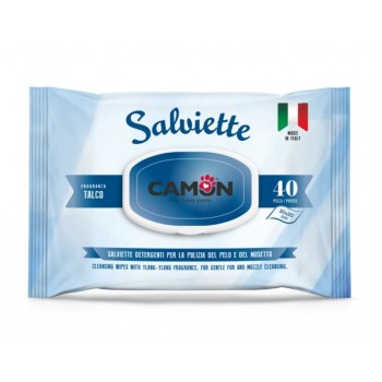 camon μαντηλάκια καθαρισμού talcum 40τεμ