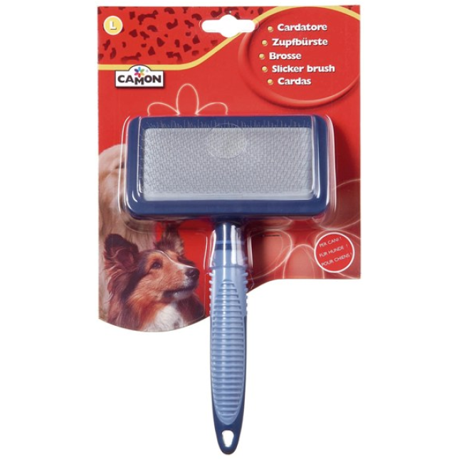 camon βούρτσα 'softgrip'slicker brush large