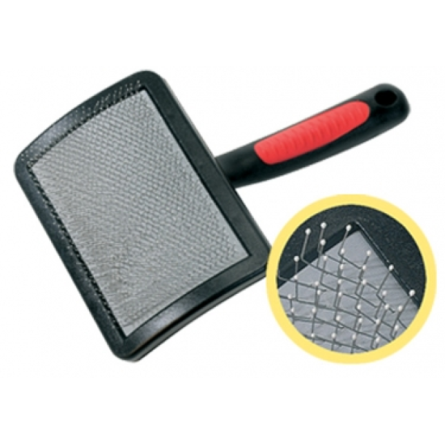 camon βούρτσα slicker brush w.steel pins- large camon βούρτσα slicker brush w.steel pins- large