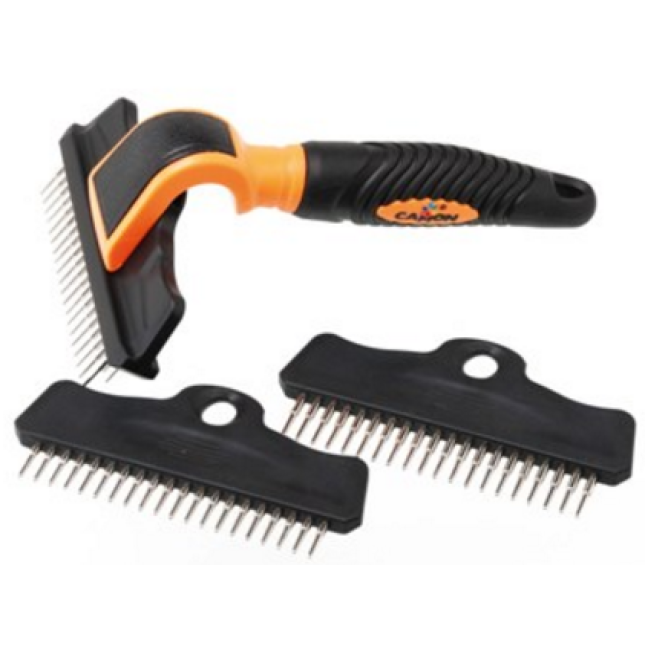 camon χτένα πλαστική λαβή 17εκ dematting rake camon χτένα πλαστική λαβή 17εκ dematting rake