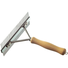 camon χτένα ξύλινο χέρι διπλή double rake camon χτένα ξύλινο χέρι διπλή double rake