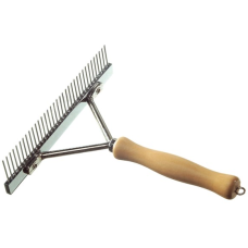 camon χτένα ξύλινο χέρι μονή 35 teeth rake camon χτένα ξύλινο χέρι μονή 35 teeth rake