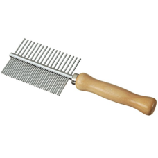 camon χτένα double combο*wooden handle* camon χτένα double combο*wooden handle*