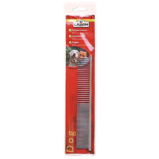 camon χτένα μεταλλική chrom.plated combο* 16cm camon χτένα μεταλλική chrom.plated combο* 16cm