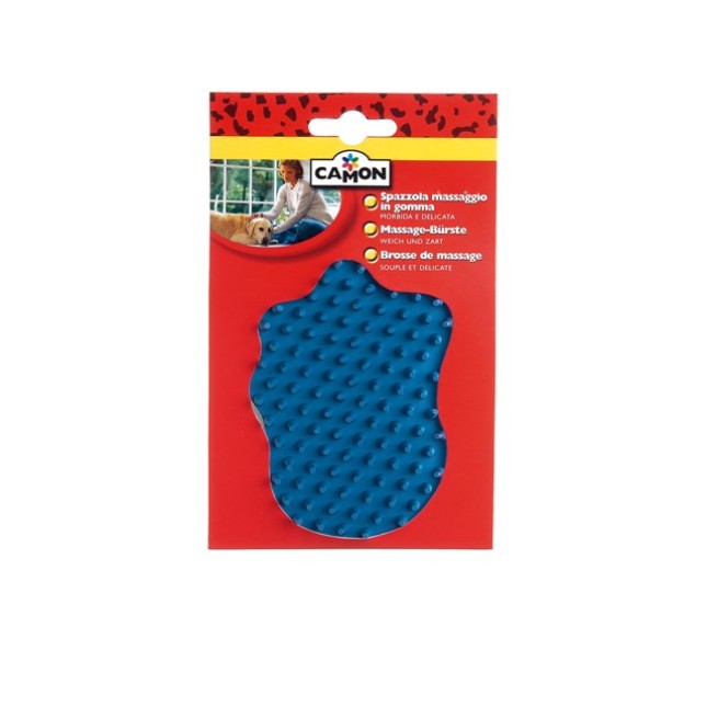 camon βούρτσα rubber massage brush*16cm camon βούρτσα rubber massage brush*16cm
