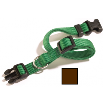 camon περιλαίμιο ιμάντα καφέ 15mmx25-30cm camon περιλαίμιο ιμάντα καφέ 15mmx25-30cm