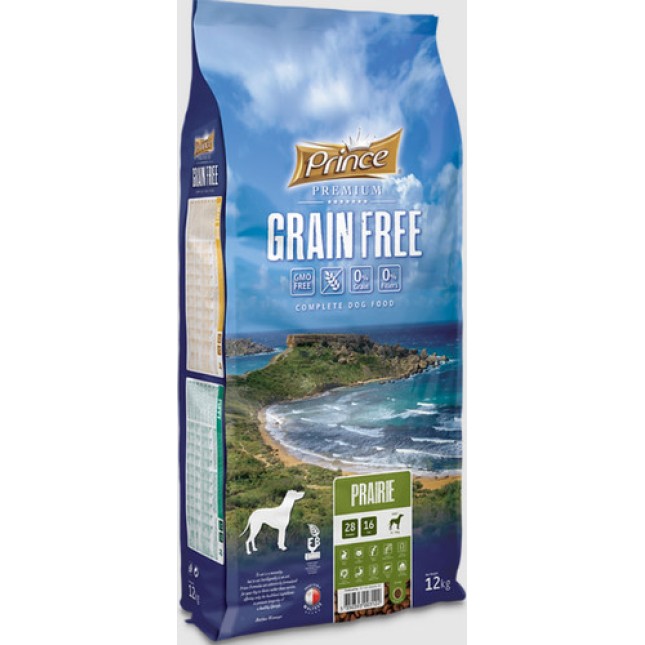 Prince ξηρά τροφή Grain Free Prairie S (αρνί)