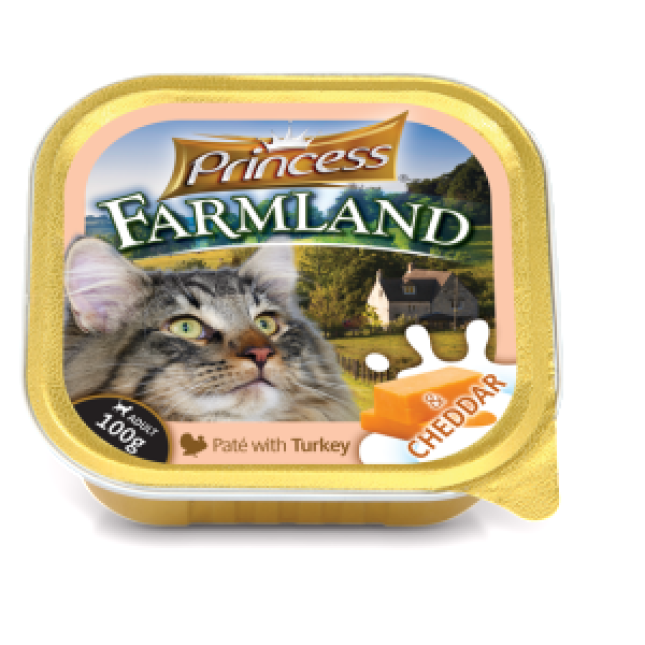 Princess Farmland Pate Turkey & Cheddar 100gr Princess Farmland Pate Turkey & Cheddar 100gr