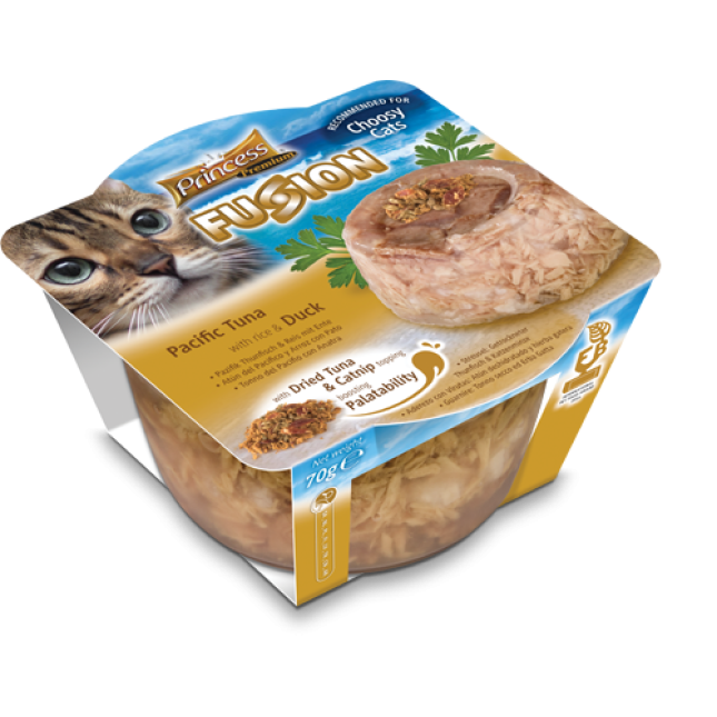 Princess Fusion pacific tuna, rice, duck 70gr
