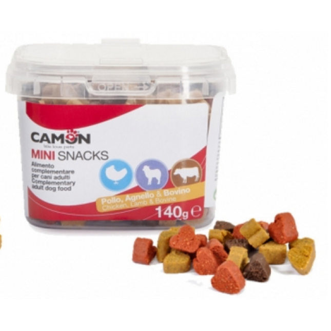 camon λιχουδιά minihearts κυπελάκι 140gr