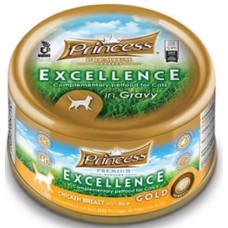 Princess κονσέρβα στήθος κοτόπουλου,ρύζι, fos & cellulose 70g