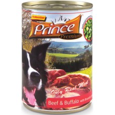 Prince κονσσέρβα σκύλου βοδινό κρέας/σπανάκι/ντομάτα 400g