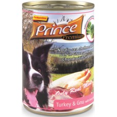 Prince κονσέρβα σκύλου γαλοπ/γκνού/μπρόκολο/κολίανδρο 400g