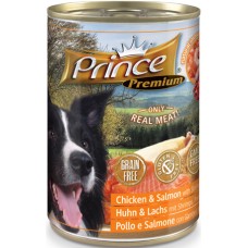 Prince τροφή σκύλου (Κοτόπουλο, σολωμός, γαρίδα, μούρα, λάδι σολωμού) 400g