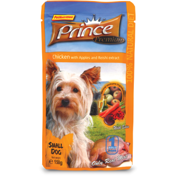 Prince Pouches Chicken, Baked Apples, Reishi 150gr Prince Pouches Chicken, Baked Apples, Reishi 150gr