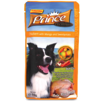 Prince Pouches Chicken, Mango, Sweet Potato 150gr Prince Pouches Chicken, Mango, Sweet Potato 150gr