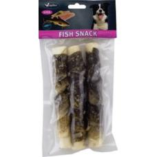 Papillon στικς λευκά με ψάρι 17 cm, 40-45 g - 3 τεμ Papillon στικς λευκά με ψάρι 17 cm, 40-45 g - 3 τεμ