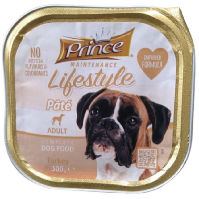 Prince Pate Dog τροφή σκύλου (γαλοπούλα) 300gr Prince Pate Dog τροφή σκύλου (γαλοπούλα) 300gr