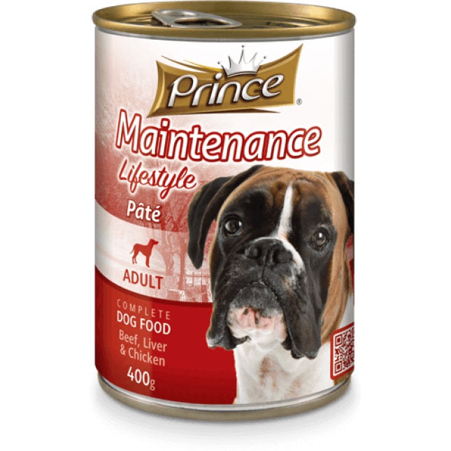 Prince Dog Pate τροφή σκύλου ( βοδινό συκώτι, κοτόπουλο) 400g Prince Dog Pate τροφή σκύλου ( βοδινό συκώτι, κοτόπουλο) 400g