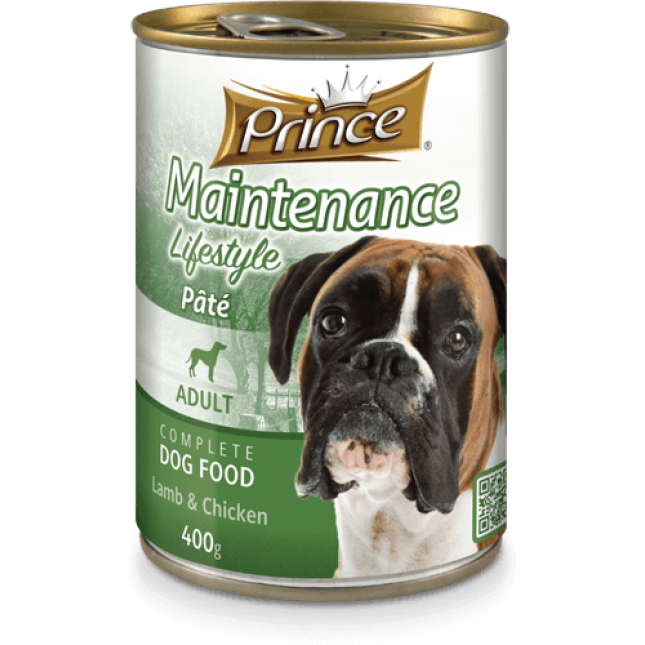Prince Dog Pate τροφή σκύλου (αρνί, κοτόπουλο) 400g Prince Dog Pate τροφή σκύλου (αρνί, κοτόπουλο) 400g