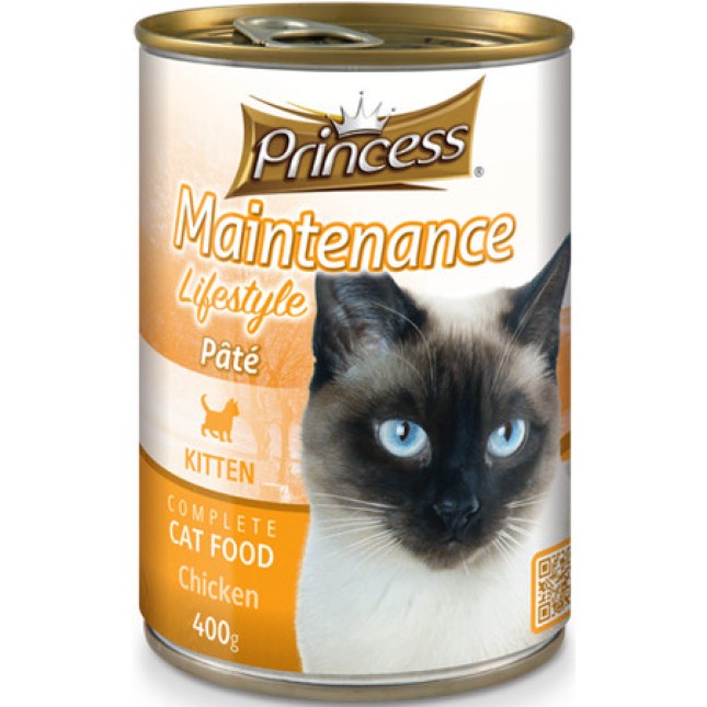 Princess Pate Cat τροφή γάτας (κοτόπουλο) 400gr Princess Pate Cat τροφή γάτας (κοτόπουλο) 400gr
