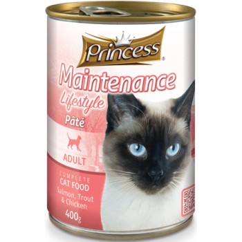 Princess Cat τροφή γάτας ( σολωμός, κοτόπουλο) 400gr Princess Cat τροφή γάτας ( σολωμός, κοτόπουλο) 400gr