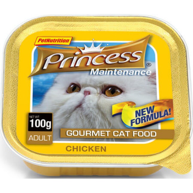 Princess Pate Cat τροφή γάτας ( κοτόπουλο, γαλοπούλα ) 100gr